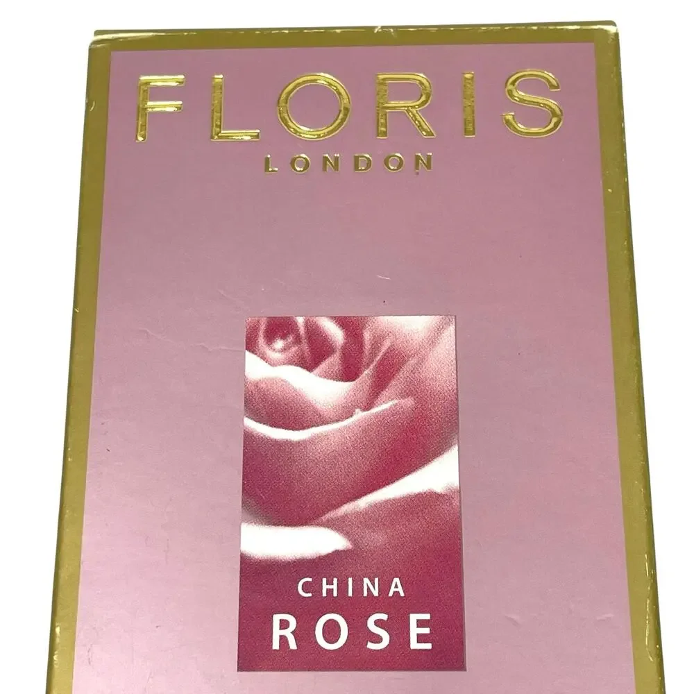 Floris London China Rose Moisturizing Bath And Shower Gel 8.5 FL OZ New in Box